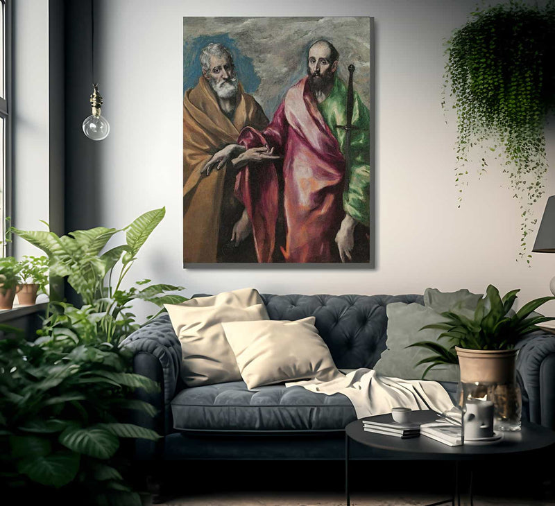 Sant Pere I Sant Pau By El Greco Fine Art Print