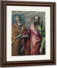 Sant Pere I Sant Pau By El Greco Fine Art Print