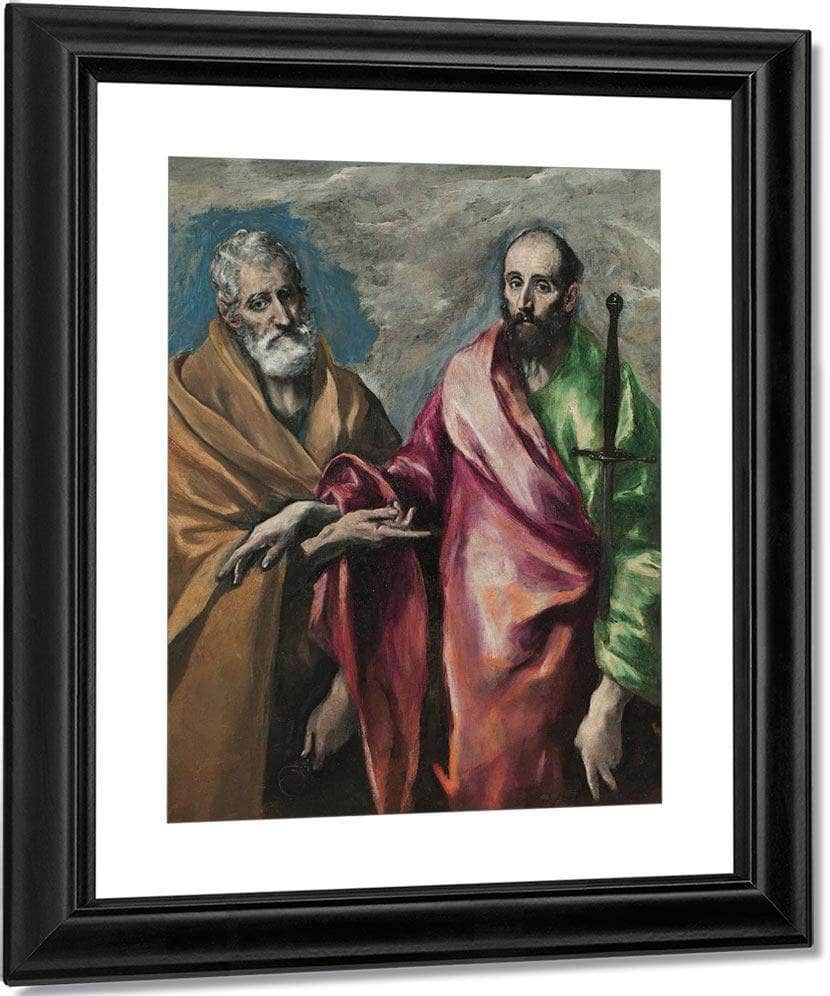 Sant Pere I Sant Pau By El Greco Fine Art Print