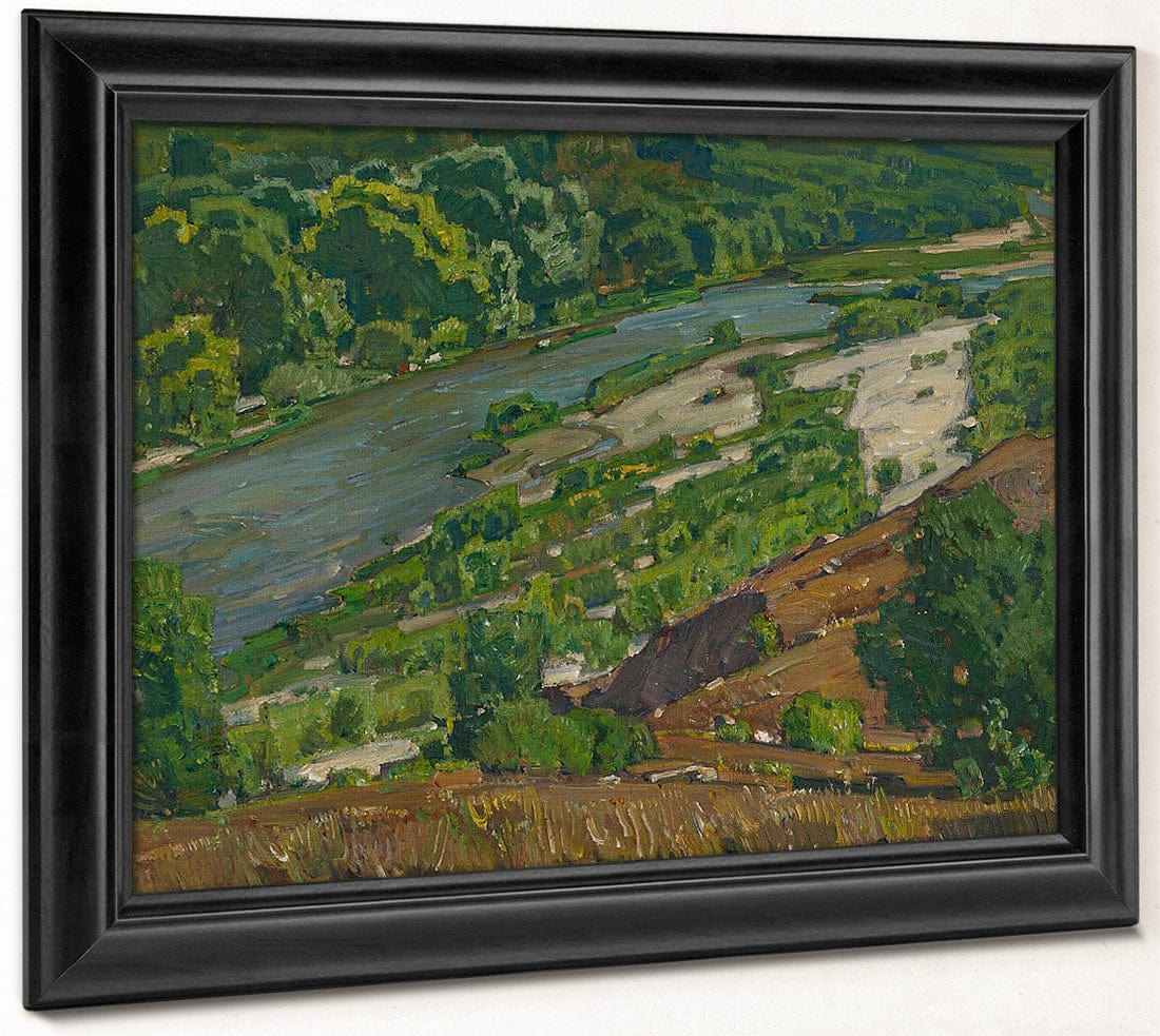 Santa Ana River 1928 By William Wendt Fine Art Print