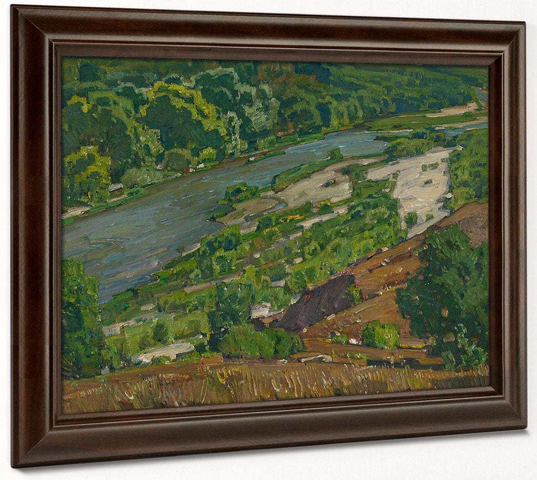 Santa Ana River 1928 By William Wendt Fine Art Print