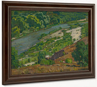 Santa Ana River 1928 By William Wendt Fine Art Print