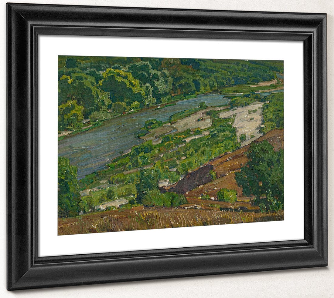 Santa Ana River 1928 By William Wendt Fine Art Print