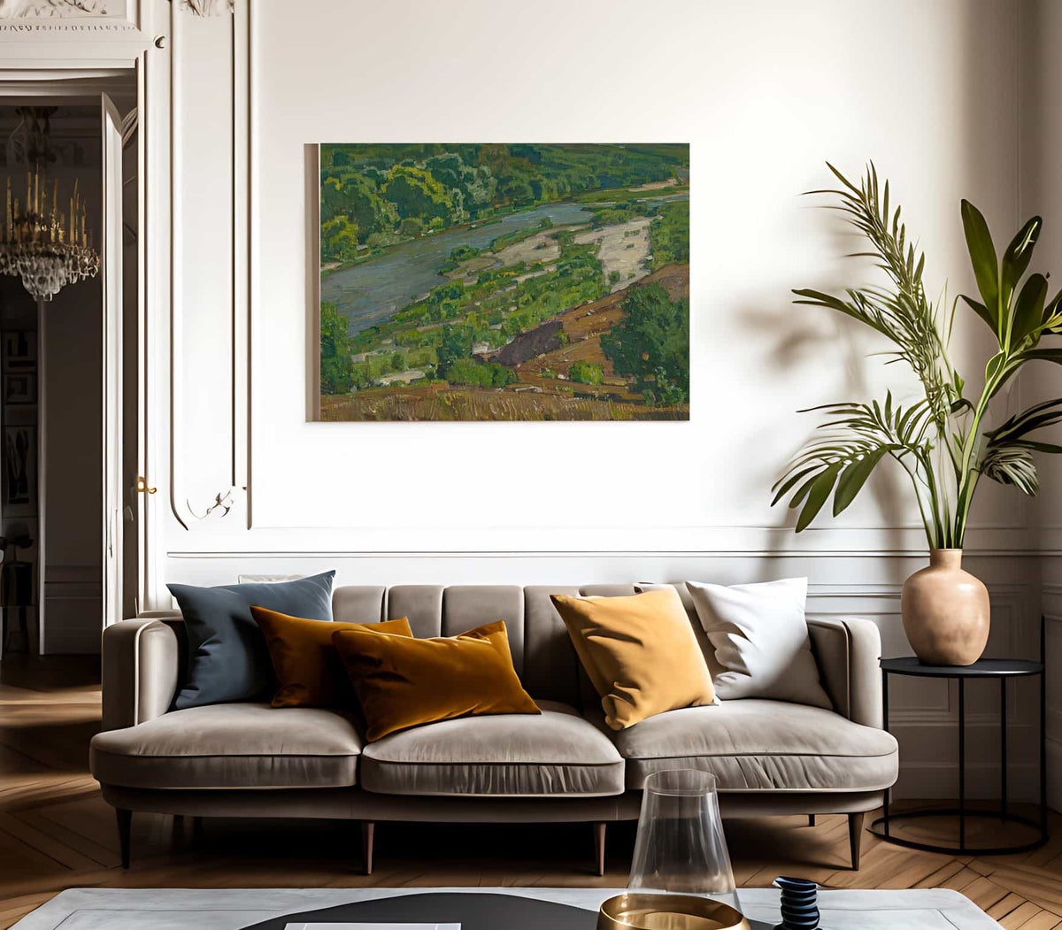 Santa Ana River 1928 By William Wendt Fine Art Print