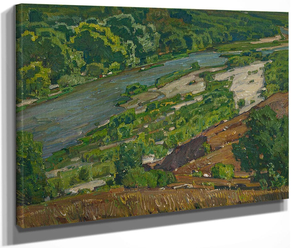 Santa Ana River 1928 By William Wendt Fine Art Print