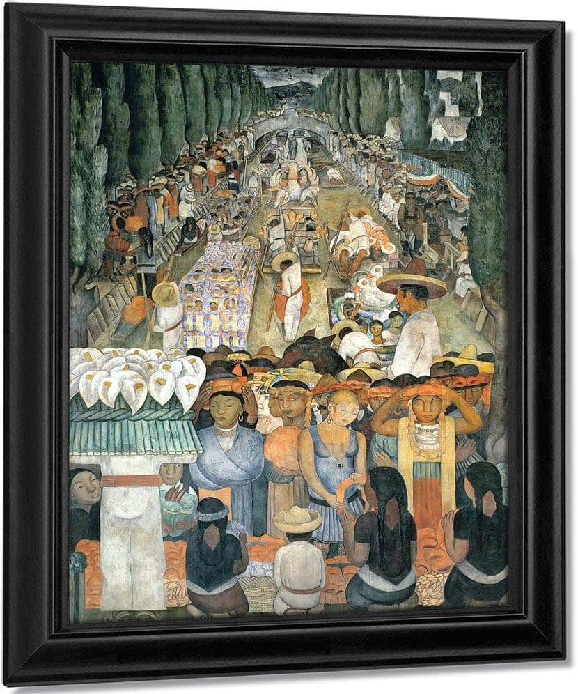 Santa Anita By Diego Rivera Fine Art Print