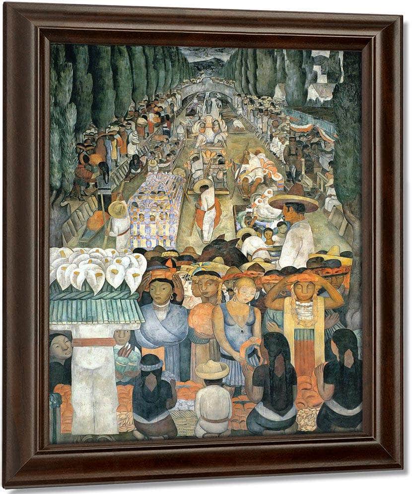 Santa Anita By Diego Rivera Fine Art Print