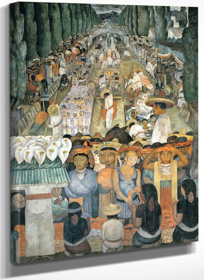 Santa Anita By Diego Rivera Fine Art Print