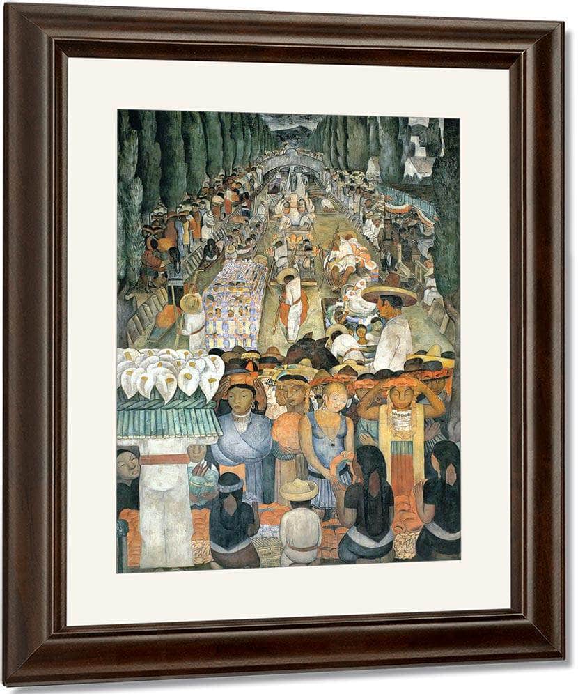 Santa Anita By Diego Rivera Fine Art Print