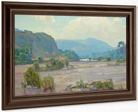 Santa Anita Canyon Wash Alternatively Titled Valley Wash In Spring By William Wendt Fine Art Print