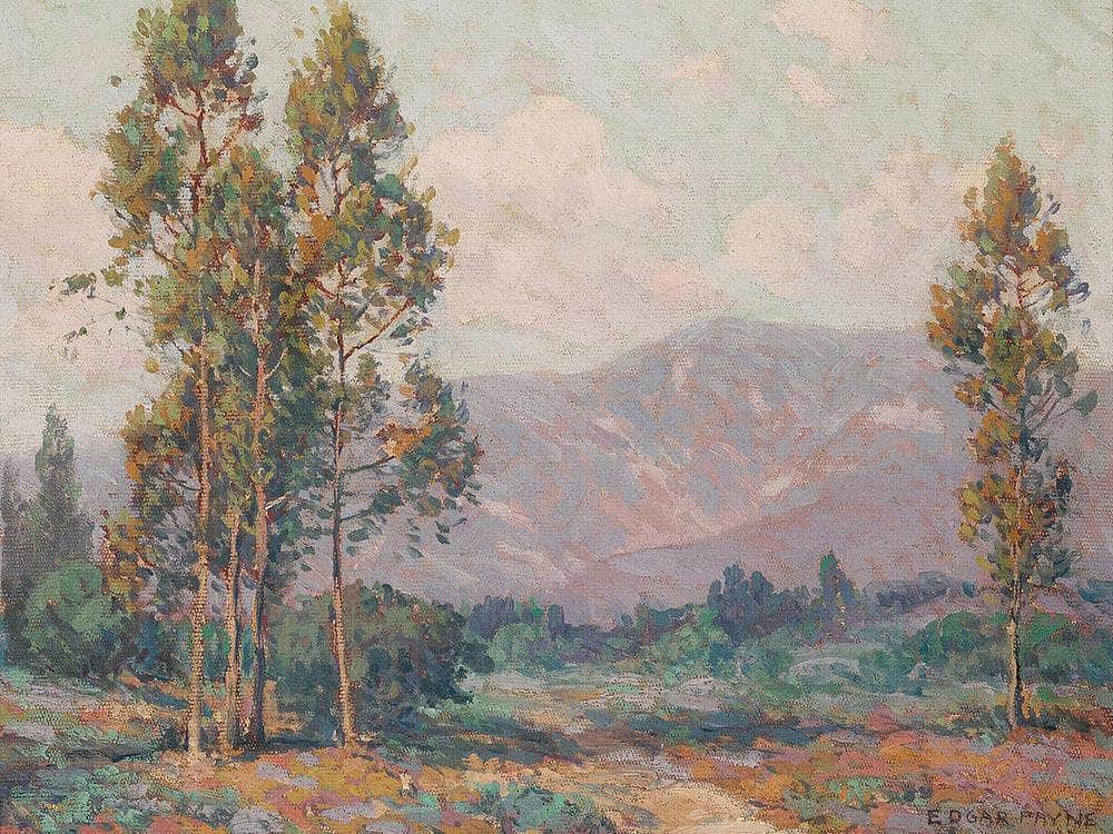 Santa Barbara Mountains By Edgar Payne Fine Art Print