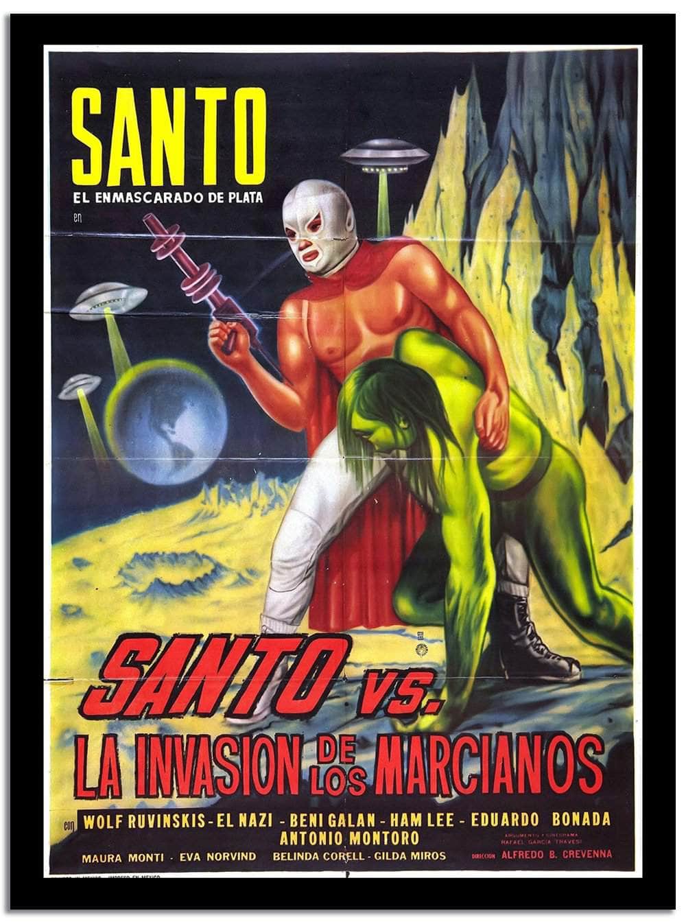 Santo  Vintage Poster Fine Art Print