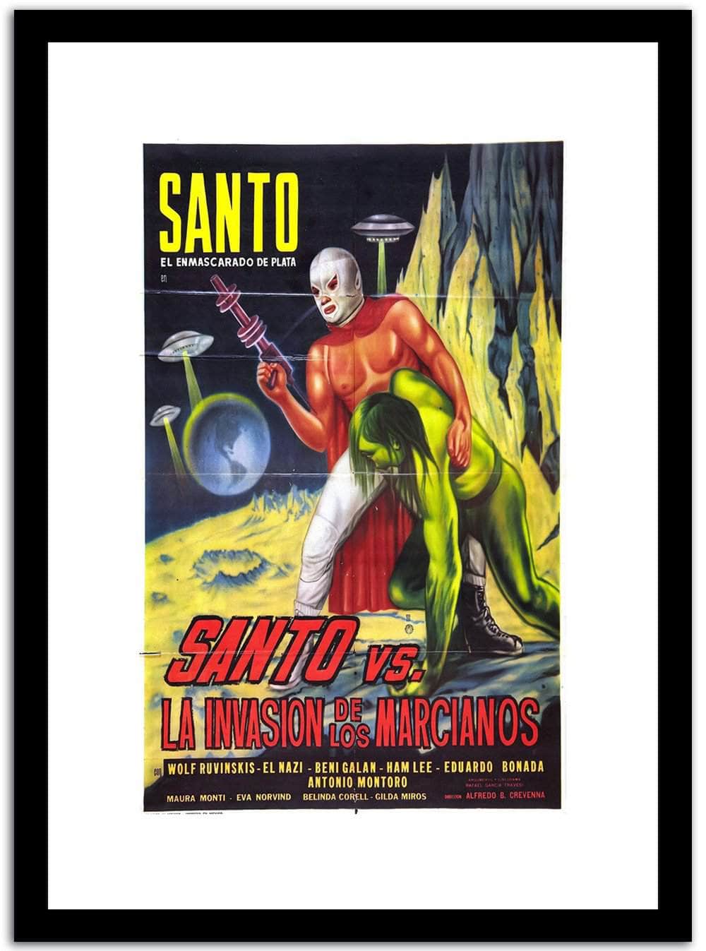 Santo  Vintage Poster Fine Art Print