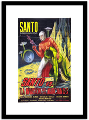 Santo  Vintage Poster Fine Art Print