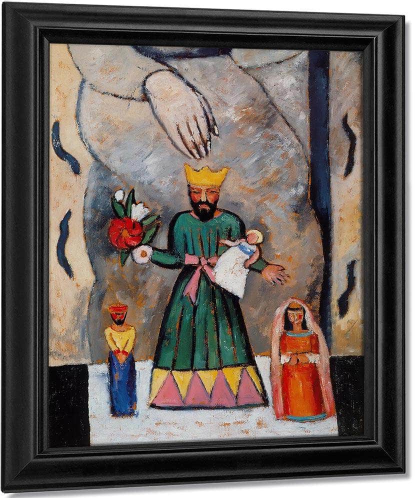 Santos New Mexico By Marsden Hartley Fine Art Print