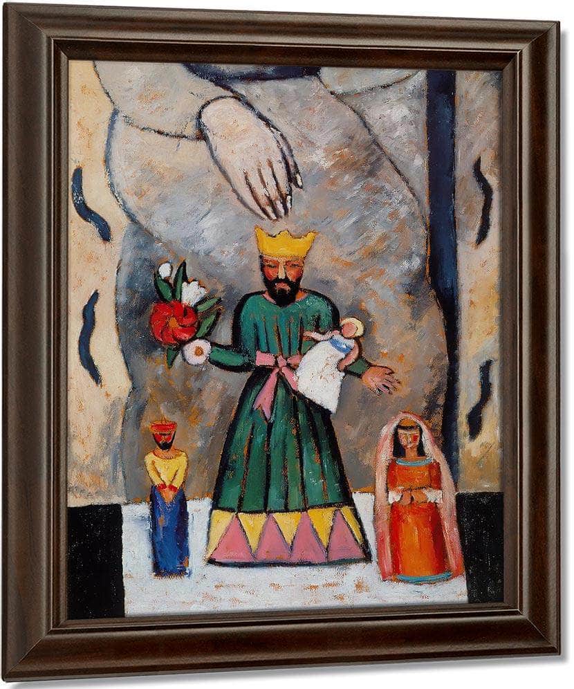 Santos New Mexico By Marsden Hartley Fine Art Print