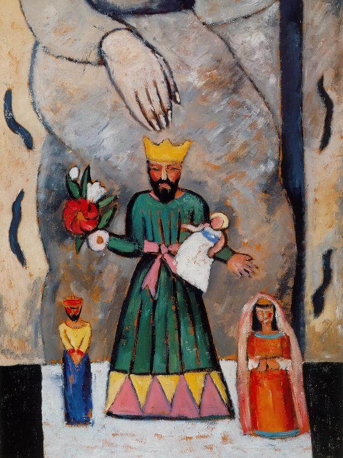 Santos New Mexico By Marsden Hartley Fine Art Print