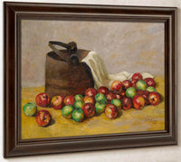 Sap Bucket And Apples By Walt Kuhn Fine Art Print