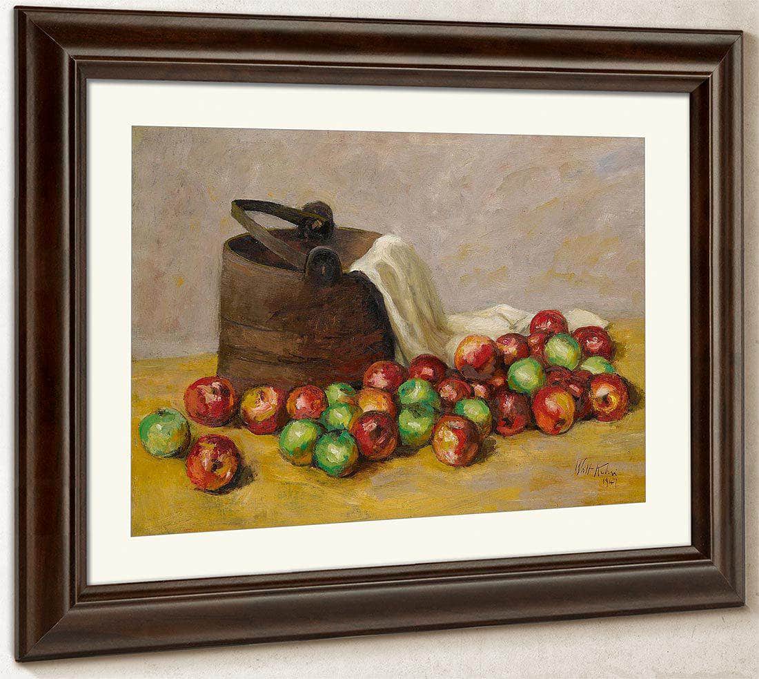 Sap Bucket And Apples By Walt Kuhn Fine Art Print