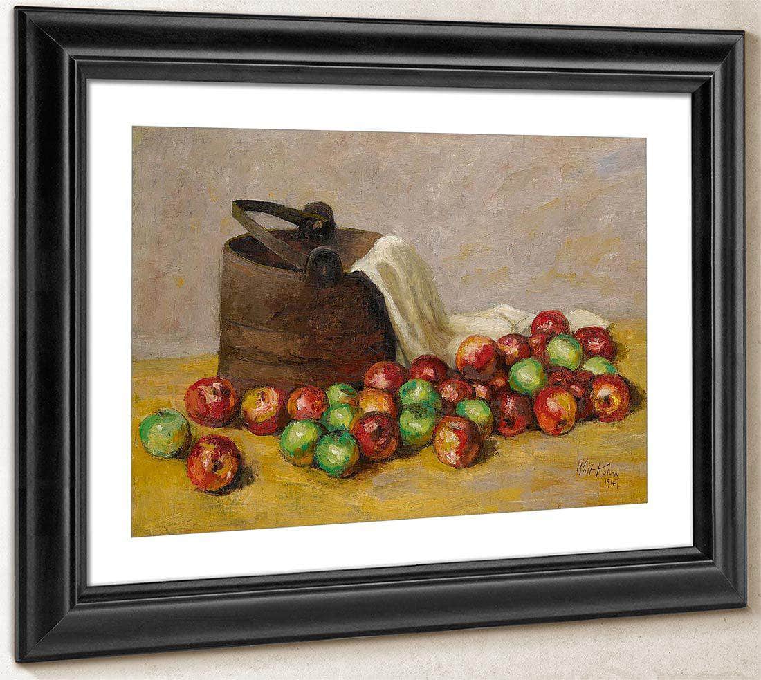 Sap Bucket And Apples By Walt Kuhn Fine Art Print