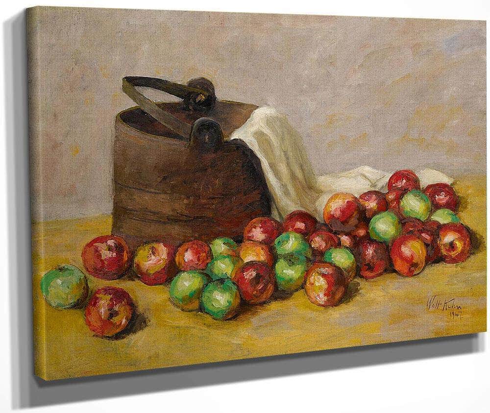 Sap Bucket And Apples By Walt Kuhn Fine Art Print