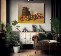 Sap Bucket And Apples By Walt Kuhn Fine Art Print