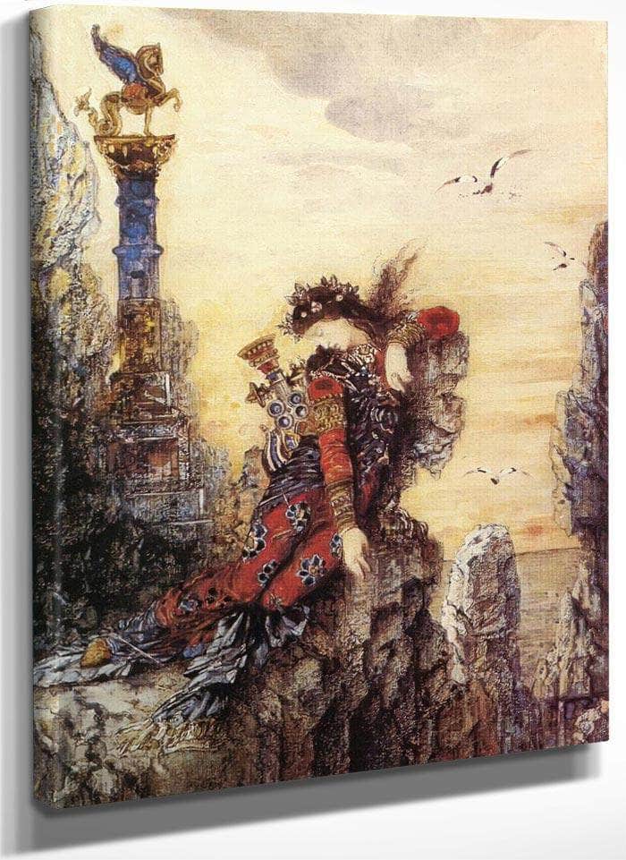 Sappho By Gustave Moreau Fine Art Print