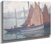 Sardine Boats (Gray Day) By Edgar Payne Fine Art Print