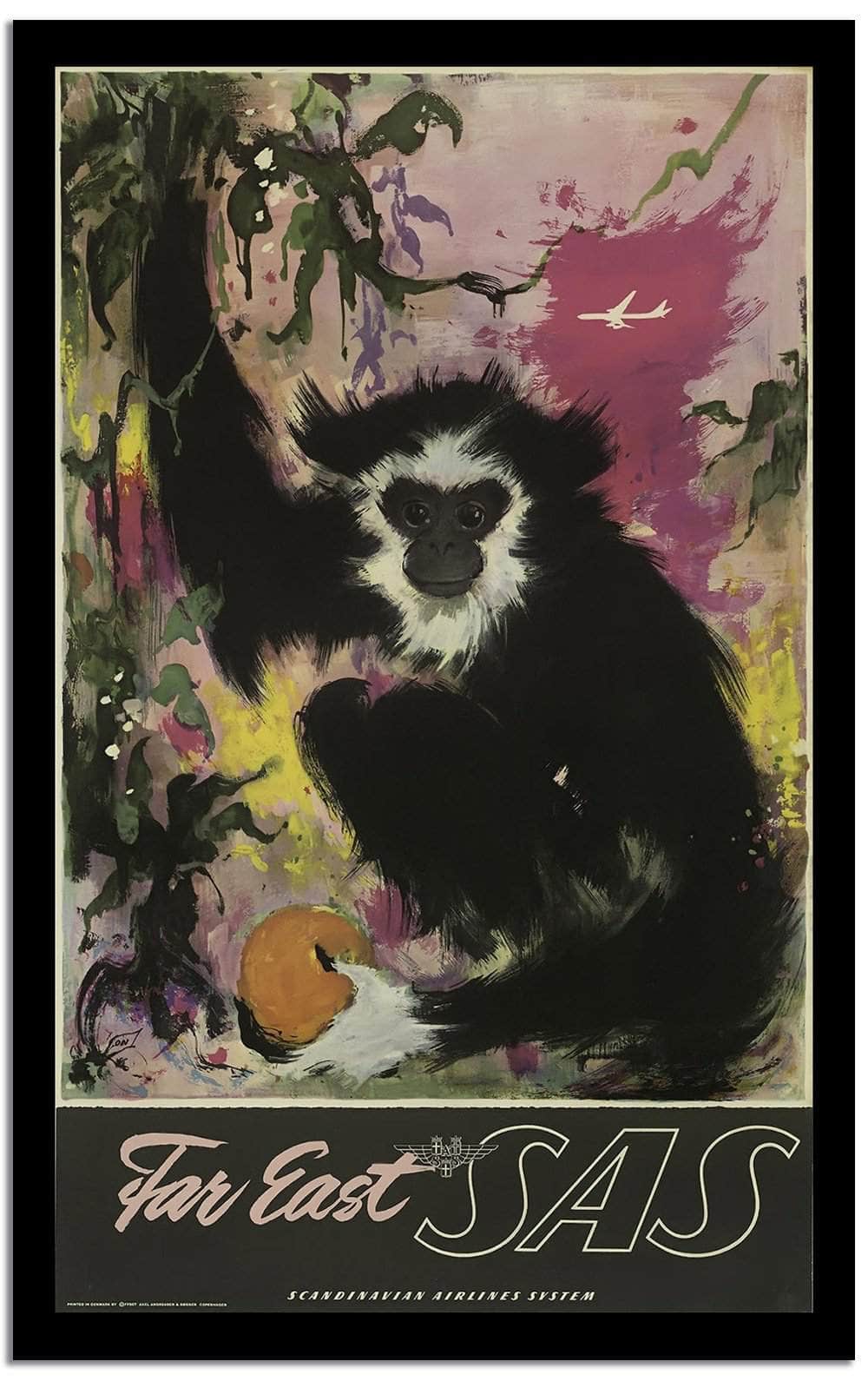 Sas  Vintage Poster Fine Art Print