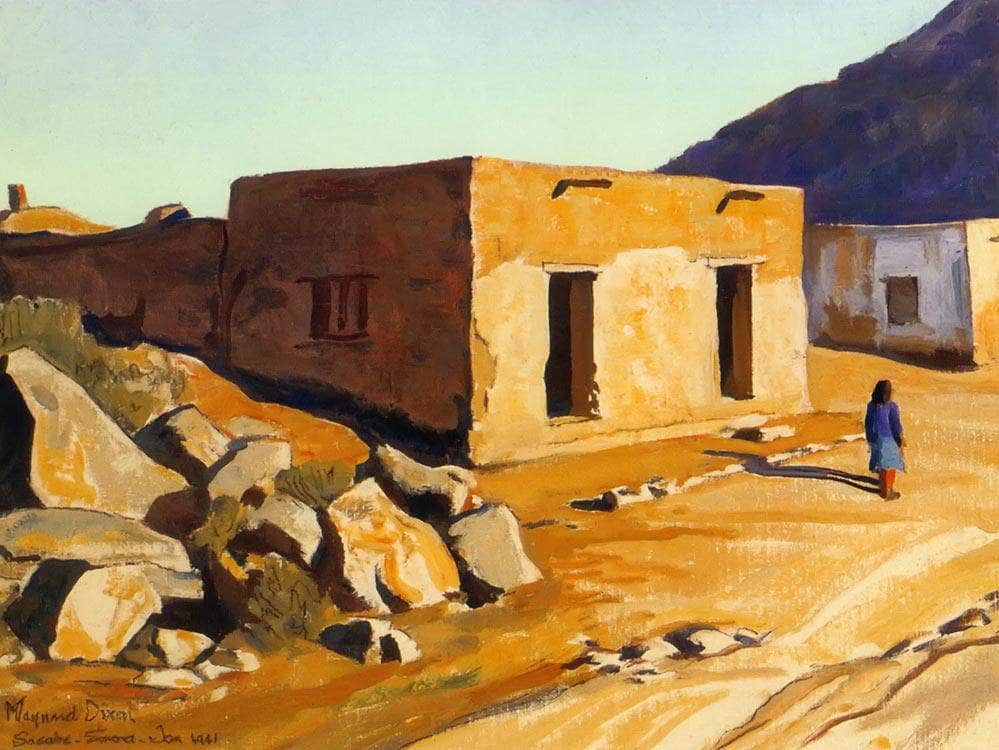 Sasabe By Maynard Dixon Fine Art Print