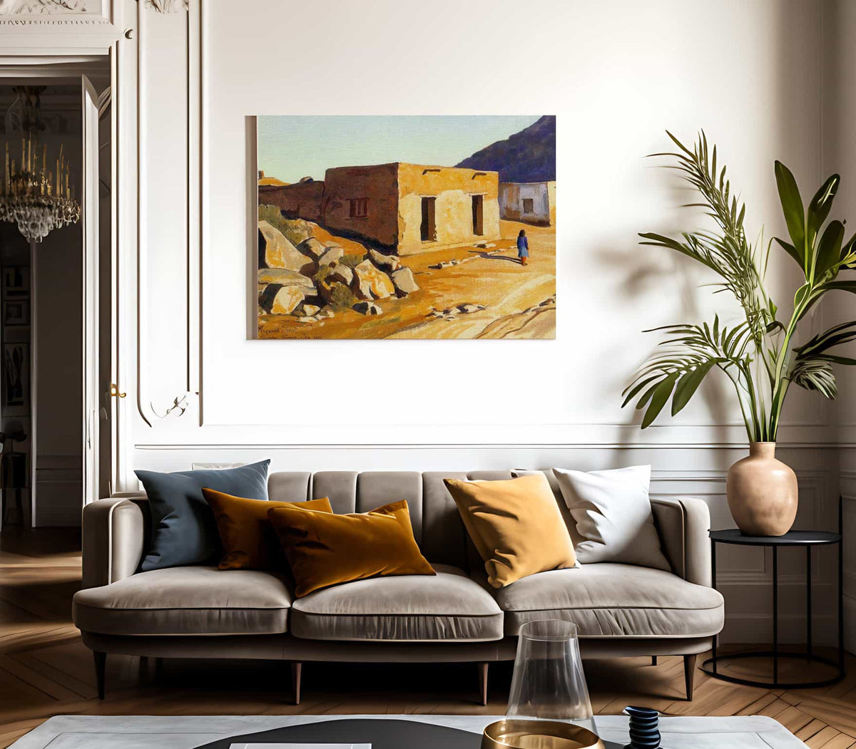 Sasabe By Maynard Dixon Fine Art Print