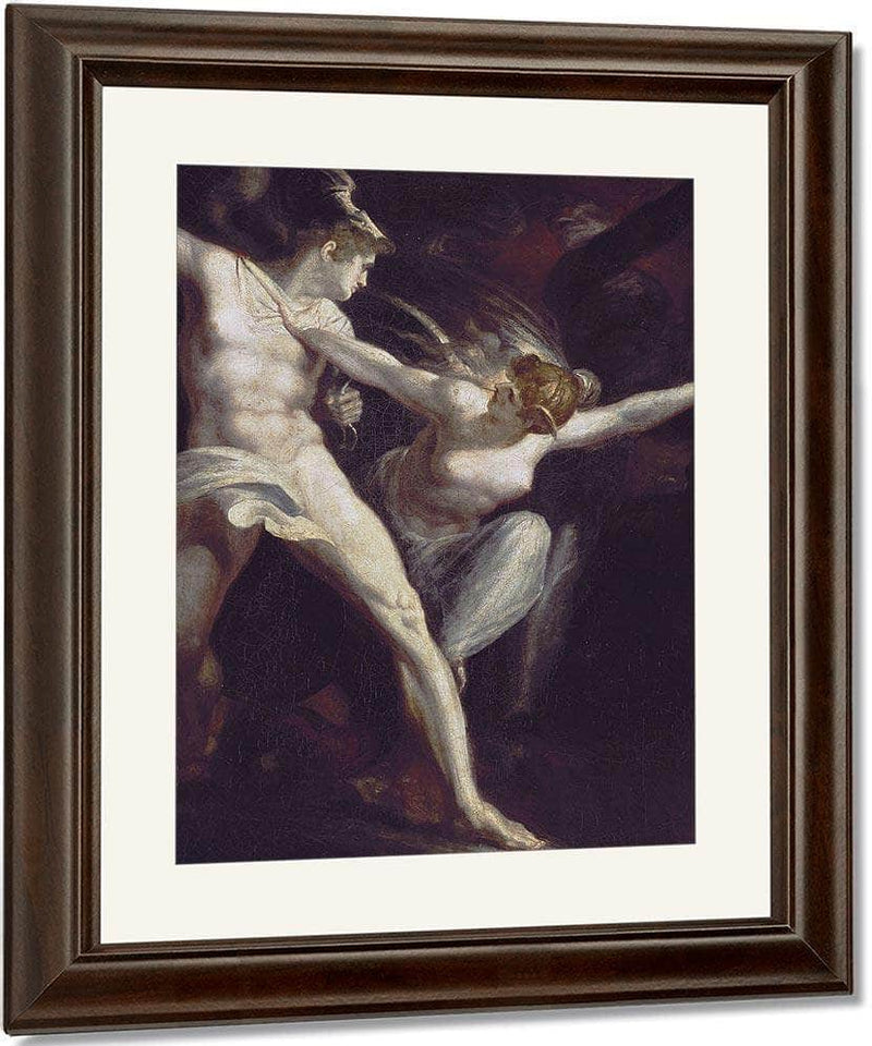 Satan And Death, Seperated By Sin By Henry Fuseli Fine Art Print