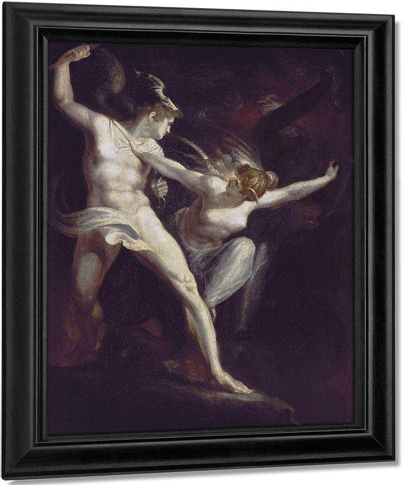Satan And Death, Seperated By Sin By Henry Fuseli Fine Art Print