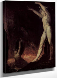 Satanic Call To The Beelzebub In Hell By Henry Fuseli Fine Art Print