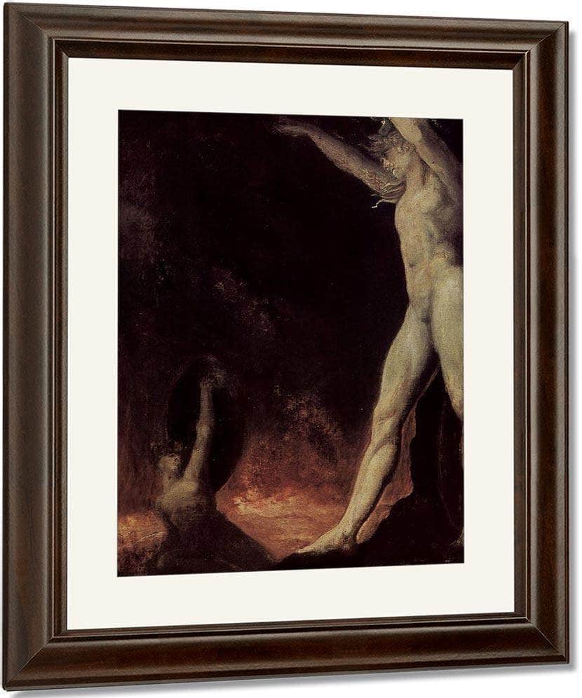 Satanic Call To The Beelzebub In Hell By Henry Fuseli Fine Art Print