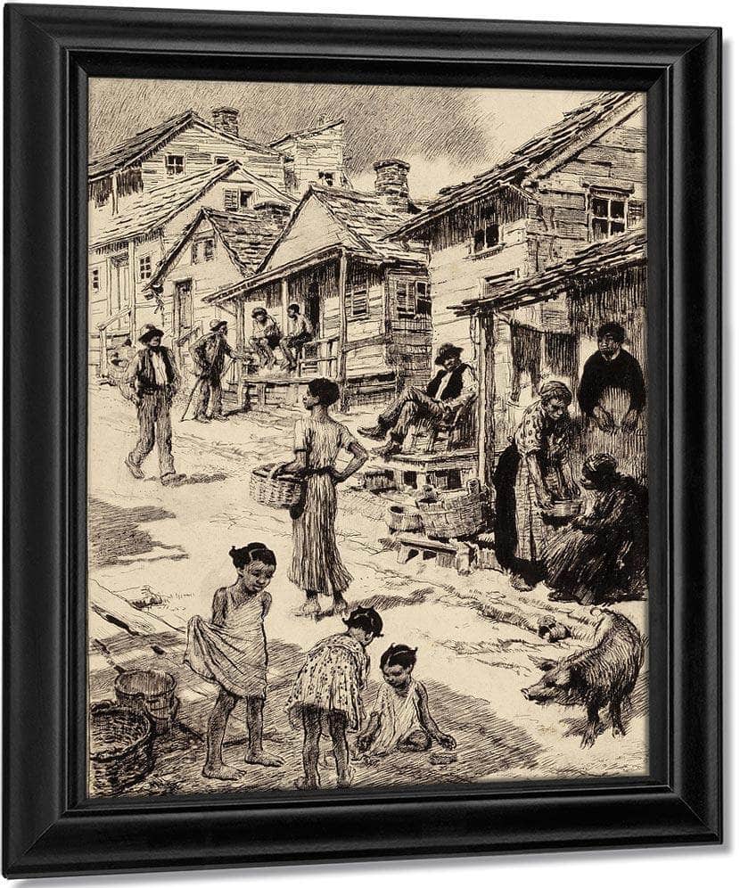 Saturday Afternoons By Francis Luis Mora Fine Art Print