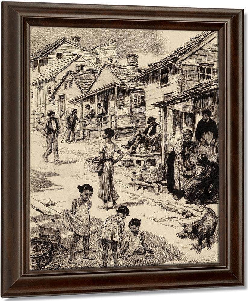 Saturday Afternoons By Francis Luis Mora Fine Art Print