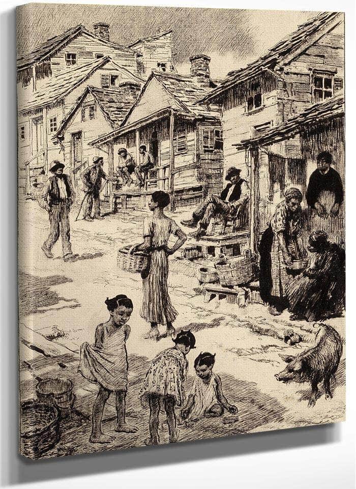 Saturday Afternoons By Francis Luis Mora Fine Art Print