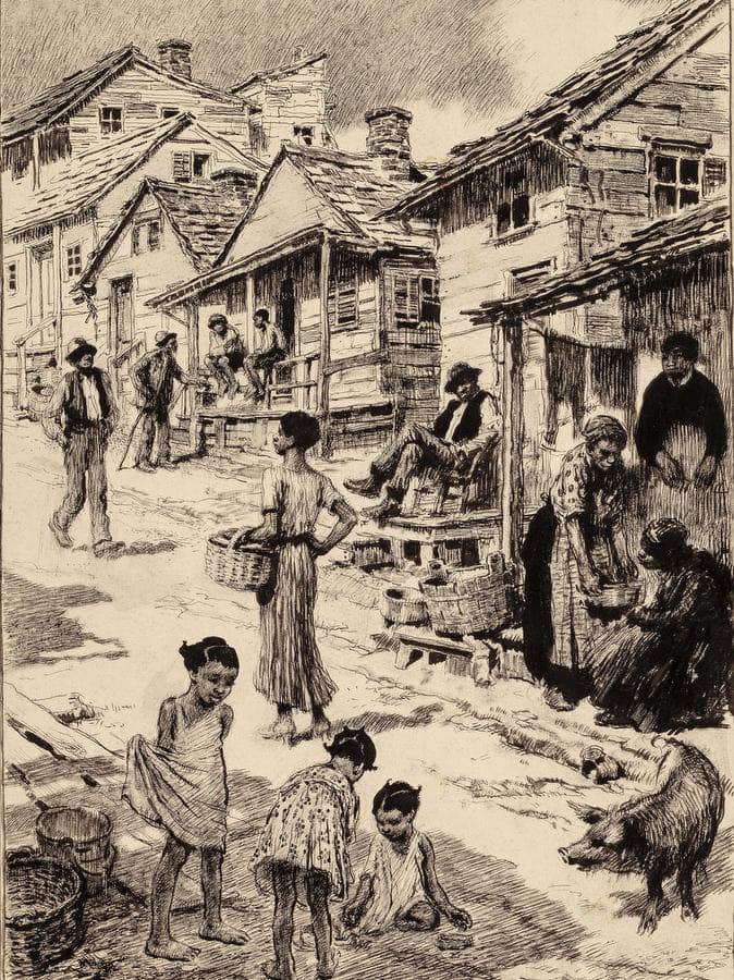 Saturday Afternoons By Francis Luis Mora Fine Art Print