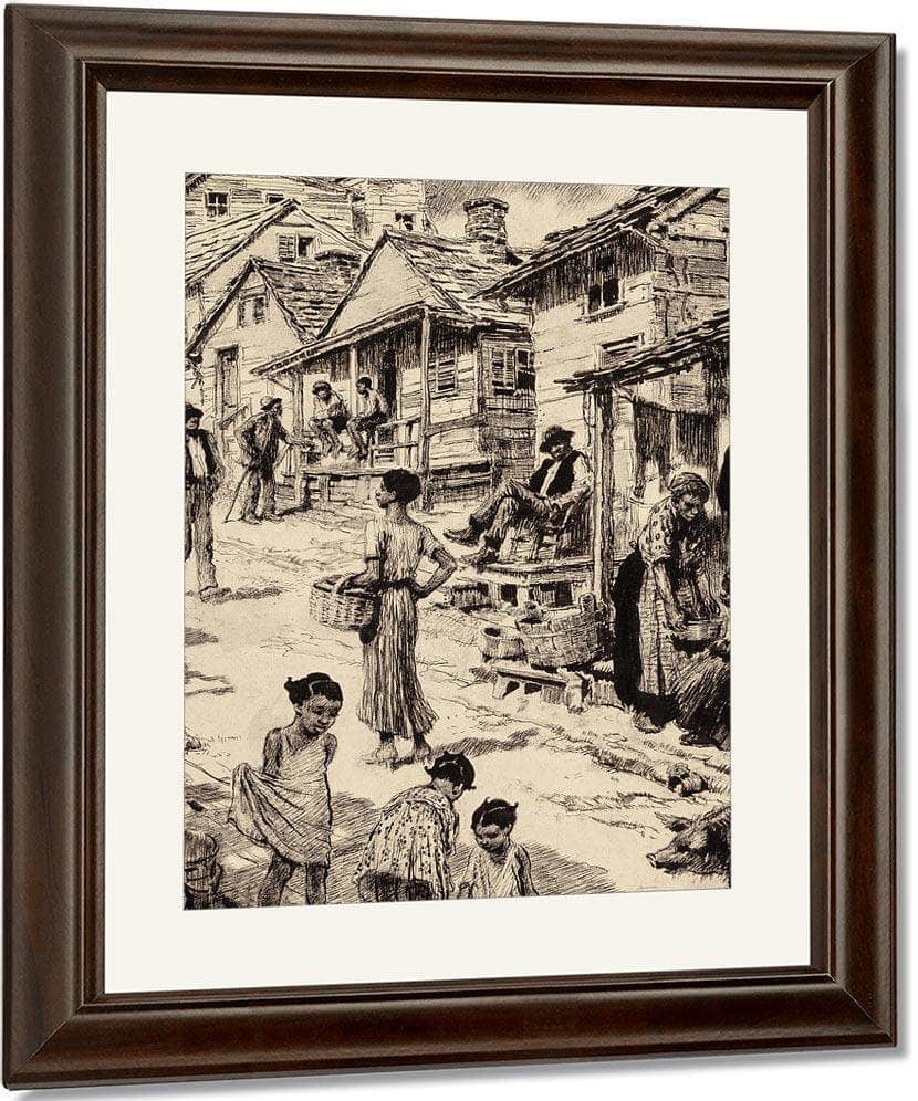 Saturday Afternoons By Francis Luis Mora Fine Art Print