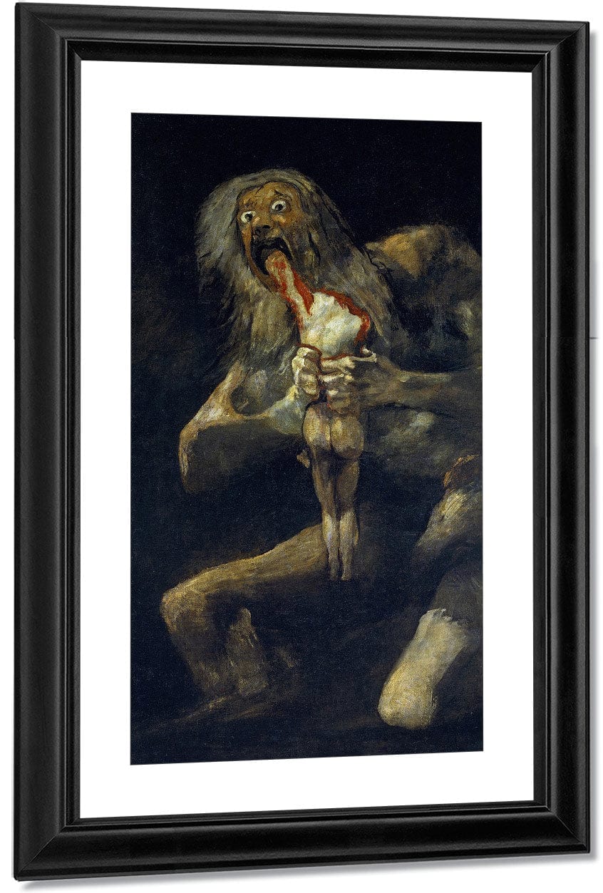 Saturn Devouring One Of His Children By Francisco De Goya Fine Art Print