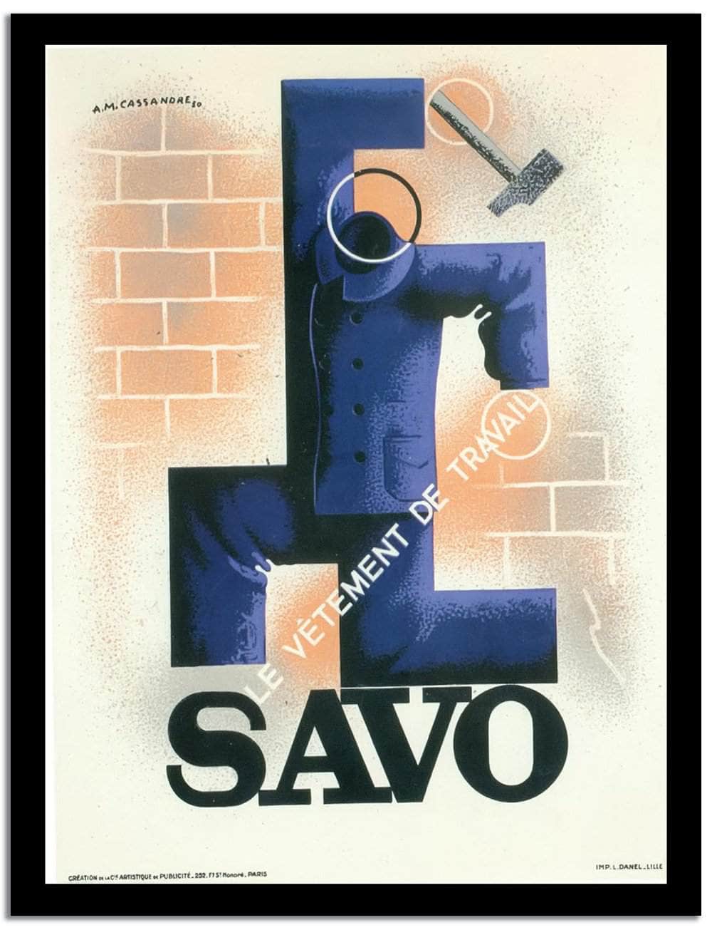 Savo  Vintage Poster Fine Art Print
