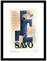 Savo  Vintage Poster Fine Art Print