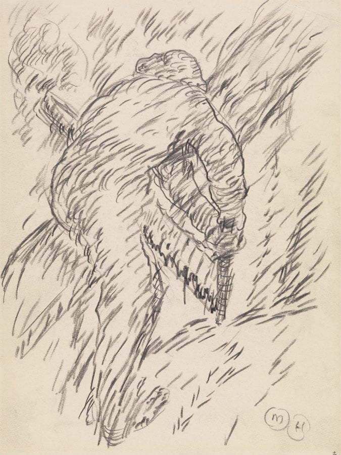 Sawing Wood By Marsden Hartley Fine Art Print