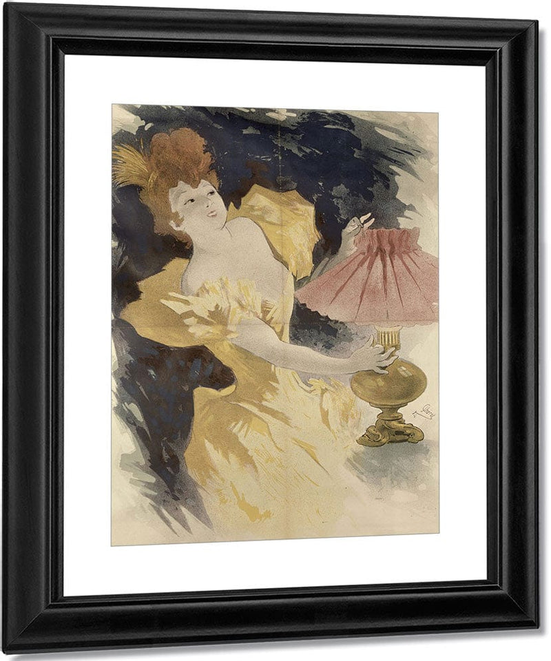 Saxoleine (Advertisement For Lamp Oil) By Jules Cheret Fine Art Print