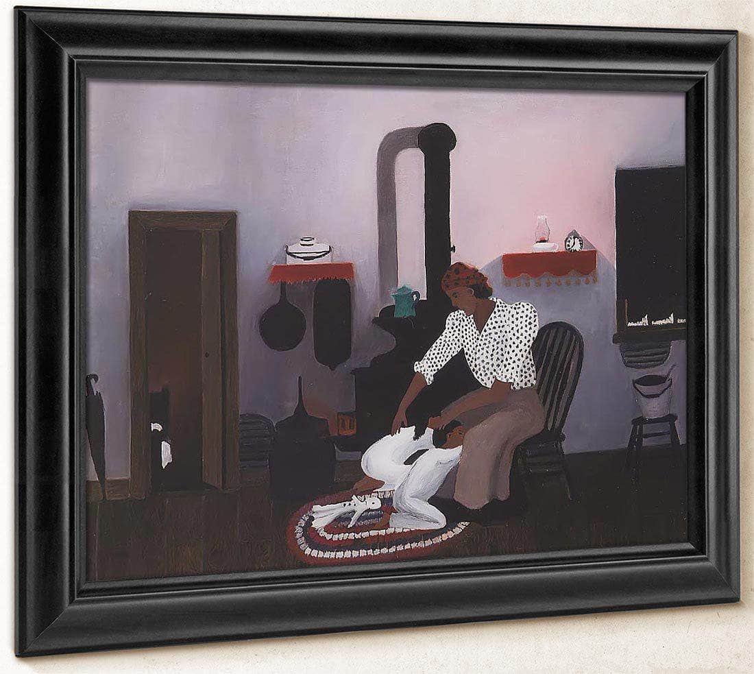 Saying Prayers By Horace Pippin Fine Art Print