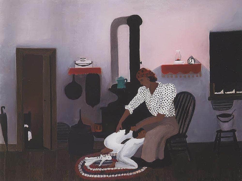 Saying Prayers By Horace Pippin Fine Art Print