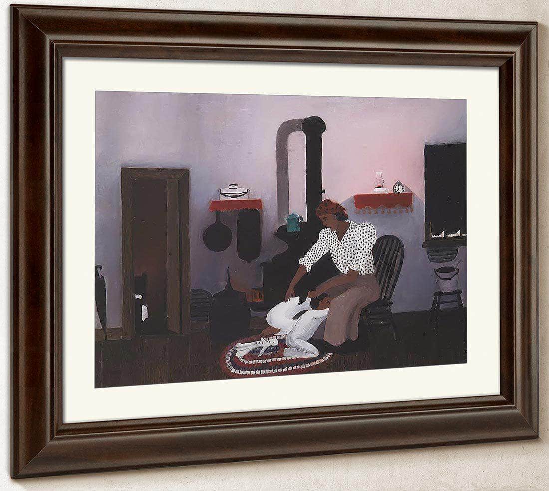 Saying Prayers By Horace Pippin Fine Art Print