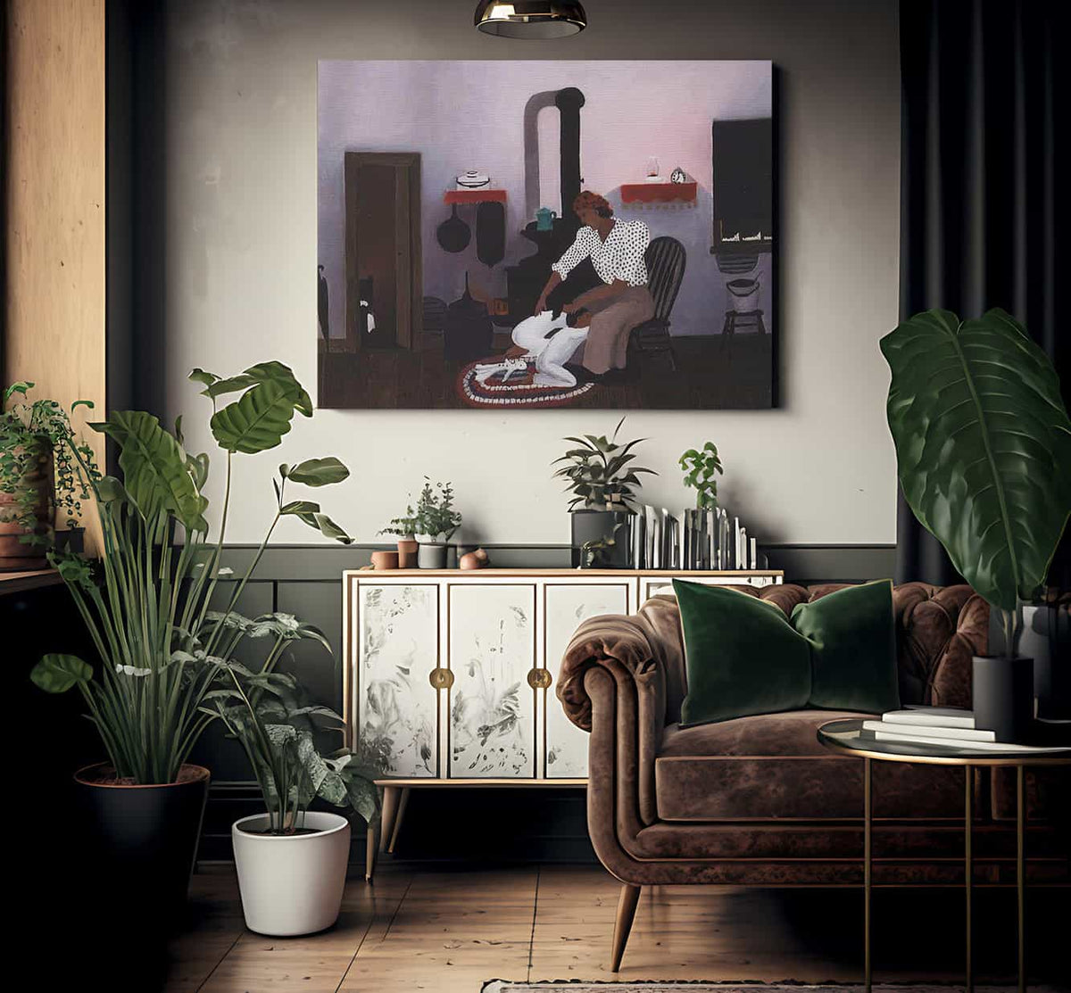 Saying Prayers By Horace Pippin Fine Art Print