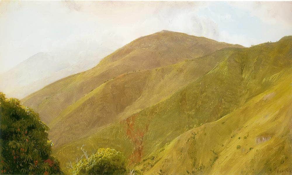 Scene In The Blue Mountains Jamaica By Frederic Edwin Church Fine Art Print